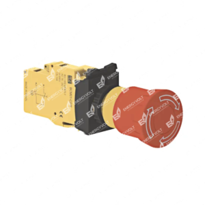 BOTAO CSW-BESG-00000001-3VF EMERGENCIA COM TRAVA GIRA SOLTA 22 mm DE RESINA TERMOPLASTICA